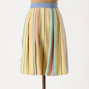 Anthropologie | Odille Pale Bright Skirt 6